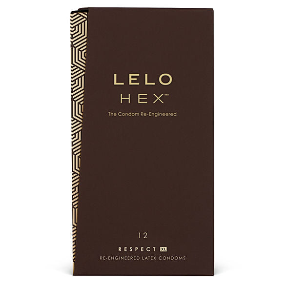 LELO - HEX CONDOMS RESPECT XL 12 PACK - 53Xshop