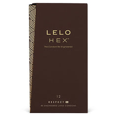 LELO - HEX CONDOMS RESPECT XL 12 PACK - 53Xshop