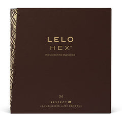 LELO - HEX CONDOMS RESPECT XL 36 PACK - 53Xshop