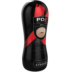 PDX ELITE - VIBRATING ORAL STROKER - 53Xshop