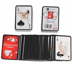 SECRETPLAY - POCKET KAMASUTRA PLAYING CARDS (ES/EN/PT/IT/FR/DE) - 53Xshop