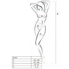 PASSION - WOMAN BS019 BODYSTOCKING BLACK ONE SIZE - 53Xshop