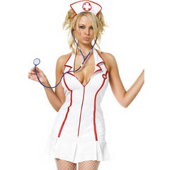 LEG AVENUE - COSTUMES - HEAD NURSE DRESS 3 PIECES SET SIZE S/M - 53Xshop