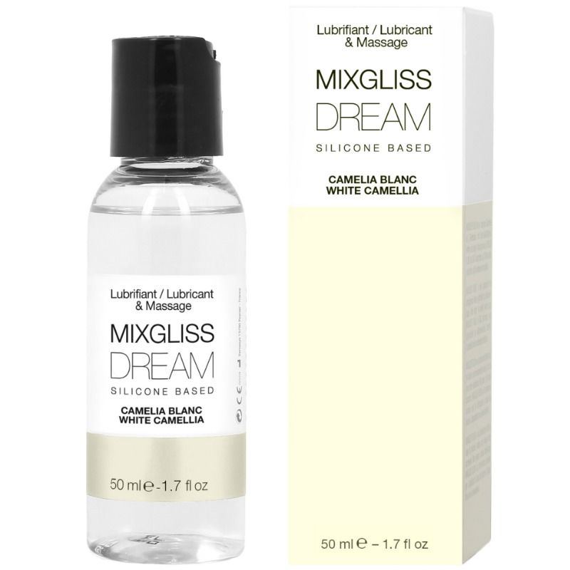 MIXGLISS - DREAM WHITE CAMELIA SILICONE LUBRICANT 50 ML - 53Xshop