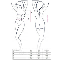 PASSION - WOMAN XENA CORSET SIZE S/M - 53Xshop