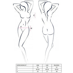 PASSION - WOMAN EXPRESSION SET SIZE S/M FETISH - 53Xshop