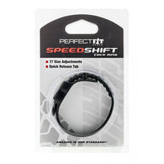 PERFECT FIT BRAND - SPEED SHIFT COCK RING BLACK - 53Xshop