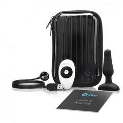 B-VIBE - NOVICE REMOTE CONTROL ANAL PLUG BLACK - 53Xshop