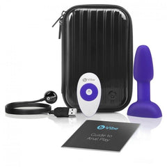 B-VIBE - RIMMING REMOTE CONTROL ANAL PLUG PETITE LILAC - 53Xshop