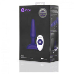 B-VIBE - TRIO REMOTE CONTROL PLUG ANAL LILAC - 53Xshop