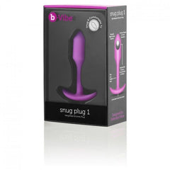 B-VIBE - SNUG PLUG 1 PINK - 53Xshop