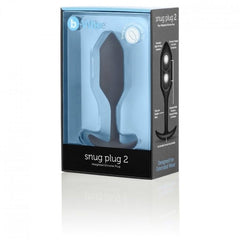 B-VIBE - SNUG ANAL PLUG 2 BLACK - 53Xshop