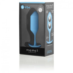 B-VIBE - SNUG ANAL PLUG 3 SKY BLUE - 53Xshop