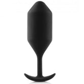 B-VIBE - SNUG ANAL PLUG 4 BLACK - 53Xshop
