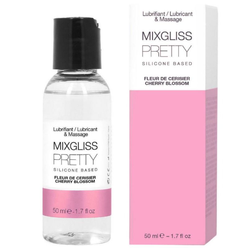 MIXGLISS - PRETTY SILICONE LUBRICANT CHERRY BLOSSOM 50 ML - 53Xshop