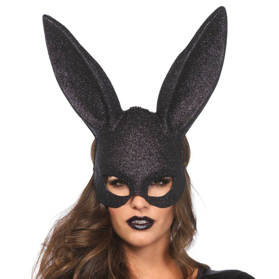 LEG AVENUE - GLITTER MASQUERADE RABBIT MASK - 53Xshop