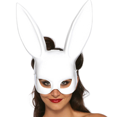 LEG AVENUE - MASQUERADE RABBIT MASK WHITE - 53Xshop