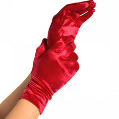LEG AVENUE - SATIN GLOVES RED - 53Xshop