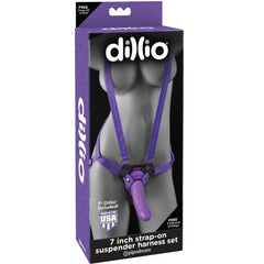 DILLIO - 7 INCH STRAP-ON  SUSPENDER HARNESS SET - 53Xshop
