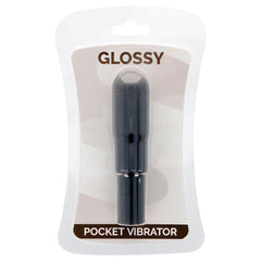GLOSSY - POCKET VIBRATOR BLACK - 53Xshop