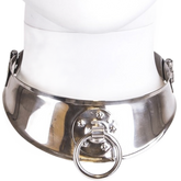 METAL HARD - RESTRAINT COLLAR WITH RING - 53Xshop