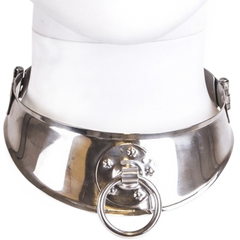 METAL HARD - RESTRAINT COLLAR WITH RING - 53Xshop