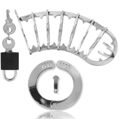 METAL HARD - PENIS CAGE WITH SECURITY LOCK 14 CM - 53Xshop