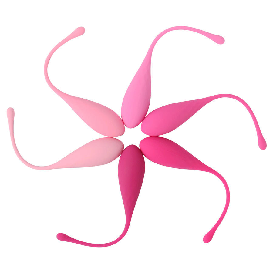 LESLIE - KEGEL FIT PELVIC MUSCLE TRAINING SET 6 WEIGHTS - 53Xshop