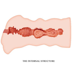 CRAZY BULL - LEILA VAGINA MASTURBADOR 13.5 CM - 53Xshop