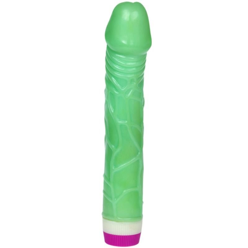 BAILE - WAVES OF PLEASURE VIBRATOR 23 CM GREEN - 53Xshop