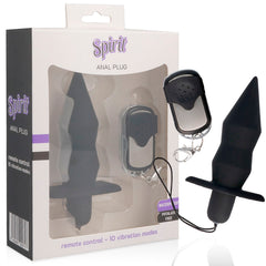 SPIRIT - ANAL PLUG REMOTE CONTROL BLACK - 53Xshop