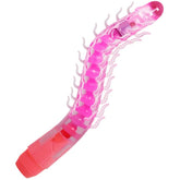 VIBRATING DILDO 23.5 CM SENSUAL SPINE BENDABLE