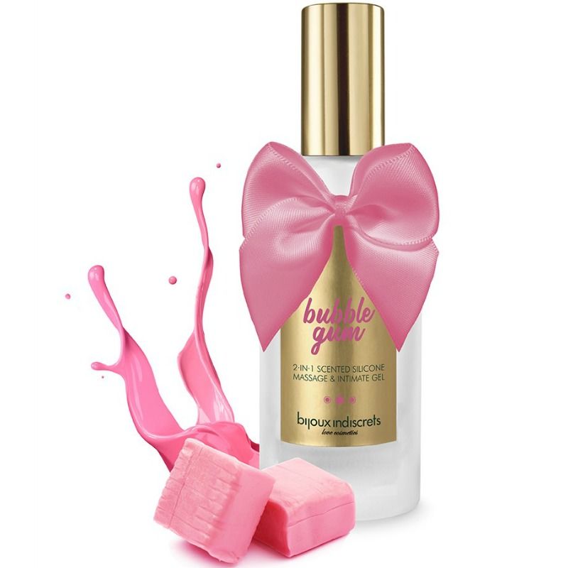 BIJOUX - BUBBLE GUM GEL 2 IN 1 SILICONE STRAWBERRY GUM 100 ML - 53Xshop
