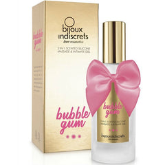 BIJOUX - BUBBLE GUM GEL 2 IN 1 SILICONE STRAWBERRY GUM 100 ML - 53Xshop