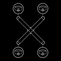 FETISH SUBMISSIVE - VEGAN LEATHER HANDCUFF UNION - 53Xshop