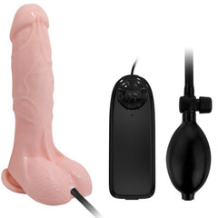 BAILE - REALISTIC VIBRATING AND INFLATABLE DILDO 18.8 CM - 53Xshop