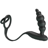 PRETTY LOVE - PENIS RINGS WITH VIBRATOR PLUG - 53Xshop