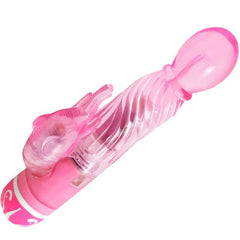 BAILE - MULTISPEED VIBRATOR WITH PINK STIMULATOR - 53Xshop