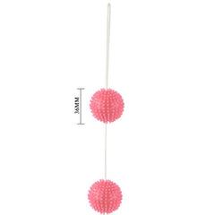 BAILE - A DEEPLY PLEASURE PINK TEXTURED BALLS 3.6 CM - 53Xshop