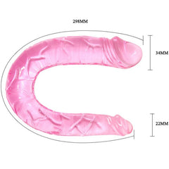 BAILE - DOUBLE DONG DOUBLE PINK DILDO - 53Xshop
