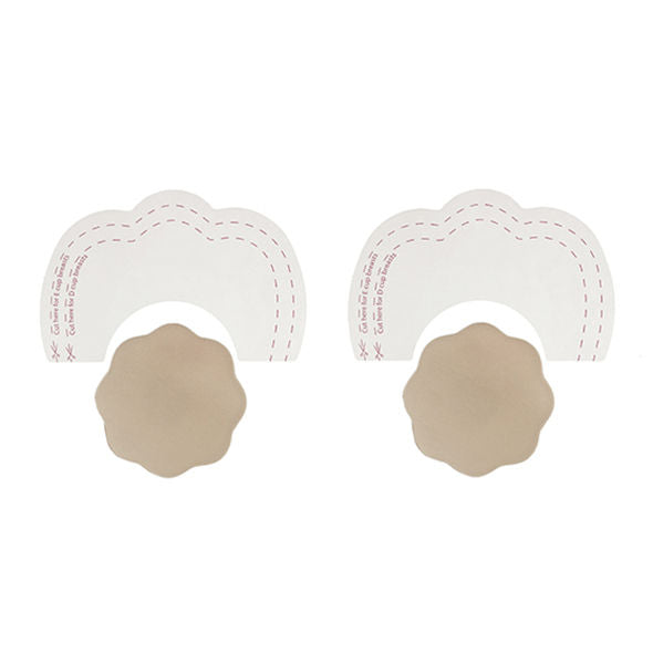 BYE-BRA - BREASTS ENHANCER + NIPPLE COVERS SILK CUP D/F - 53Xshop