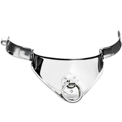 METAL HARD - RESTRAINT COLLAR WITH RING AND PADLOCK 12.5 CM - 53Xshop