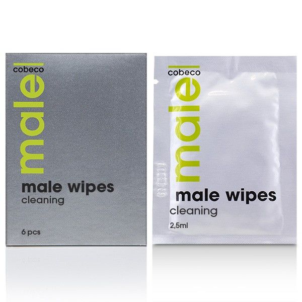COBECO - MALE WIPES CLEANING 6 X 2.5ML - 53Xshop