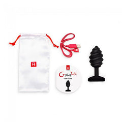 G-VIBE - GPLUG TWIST WITH VIBRATION BLACK - 53Xshop