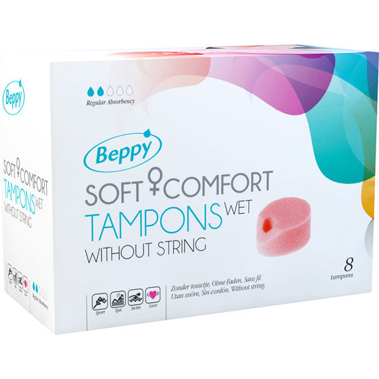 BEPPY - SOFT COMFORT TAMPONS WET 8 UNITS - 53Xshop