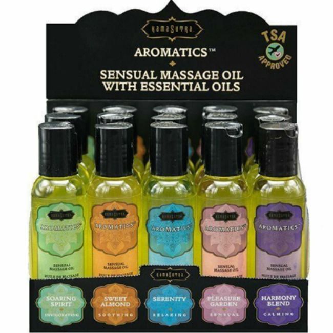 KAMASUTRA - SET 15 MASSAGE OILS + DISPLAY BOX - 53Xshop