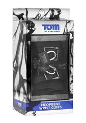 TOM OF FINLAND - NEOPRENE WRIST CUFFS WITH LOCK - 53Xshop