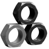 TOM OF FINLAND - 3 PIECE COCK RING - 53Xshop