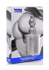 TOM OF FINLAND - ANAL ROSEBUD VACUUM WITH BEABED TRANSPARENT - 53Xshop
