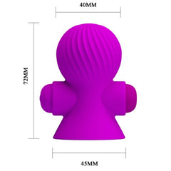 PRETTY LOVE - NIPPLE STIMULATORS 12M LILAC VIBRATION - 53Xshop